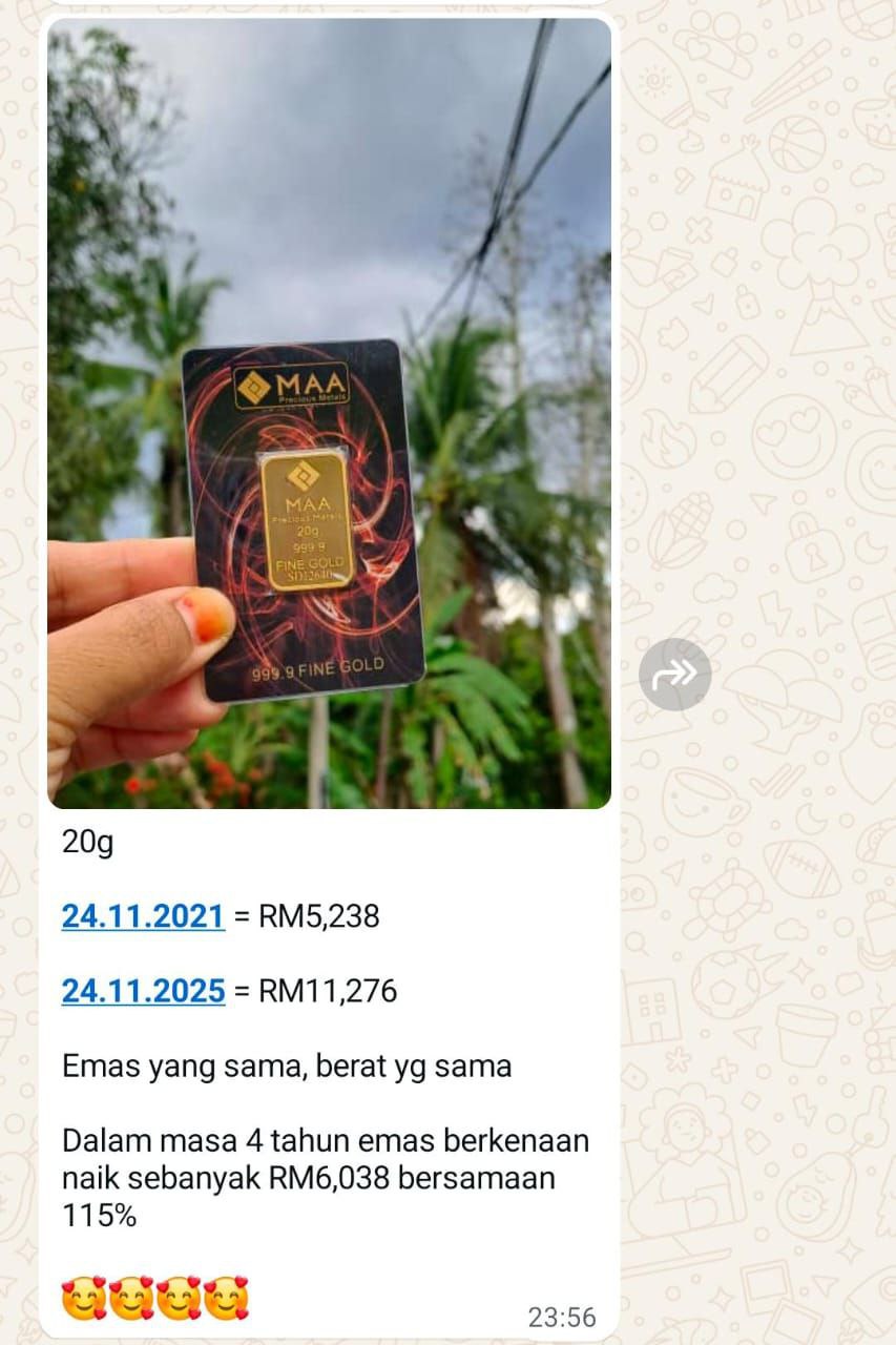 Testimoni Dealer Simpan Emas